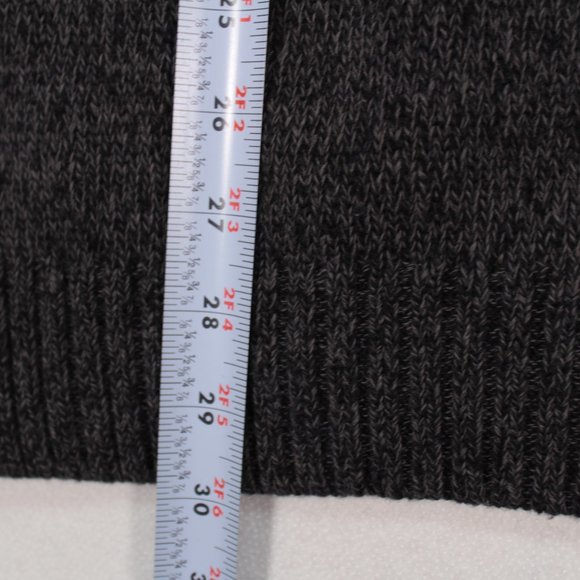 Chaps Sweater Men's XL Gray Long Sleeve Elbow Patches - Picture 6 of 10